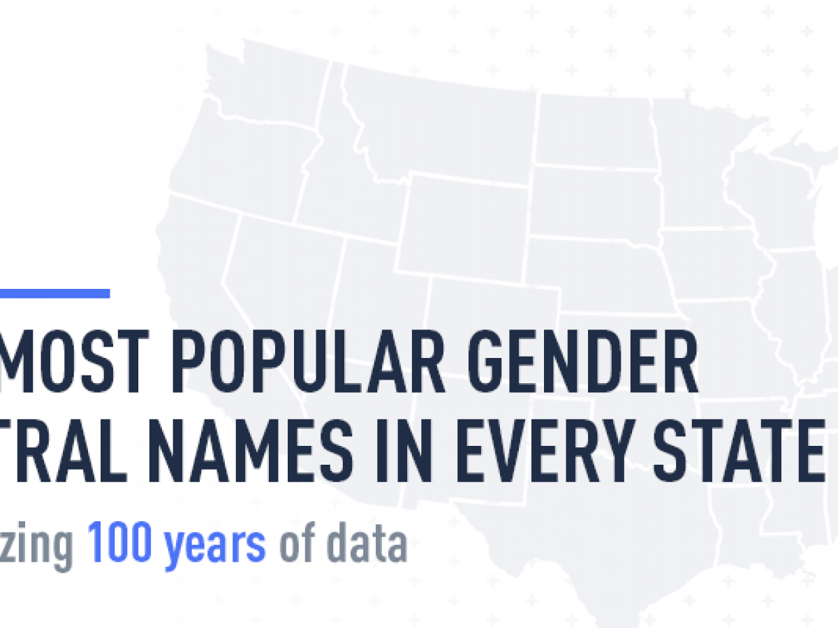 The Most Popular Gender Neutral Names In Every State Analyzing