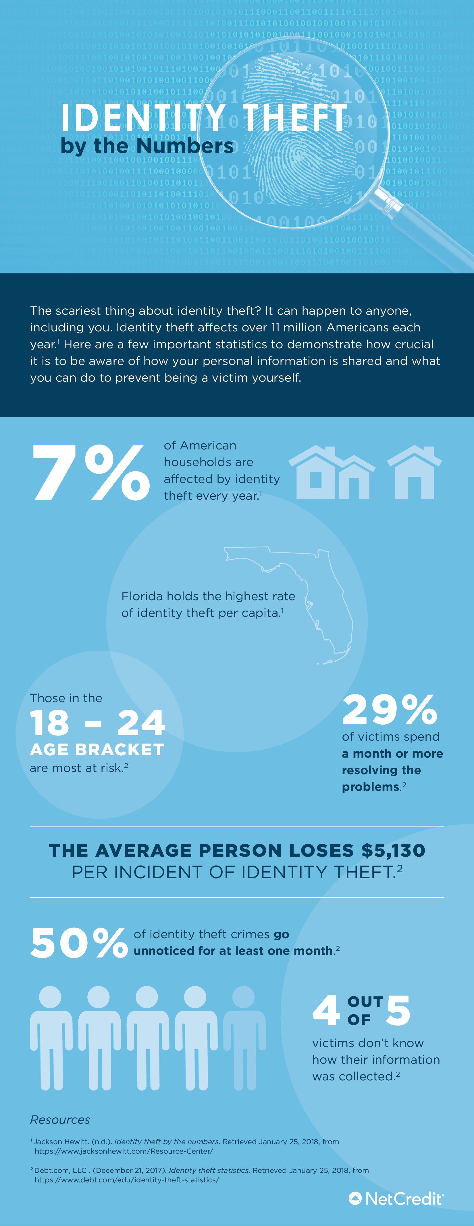 identity theft infographic