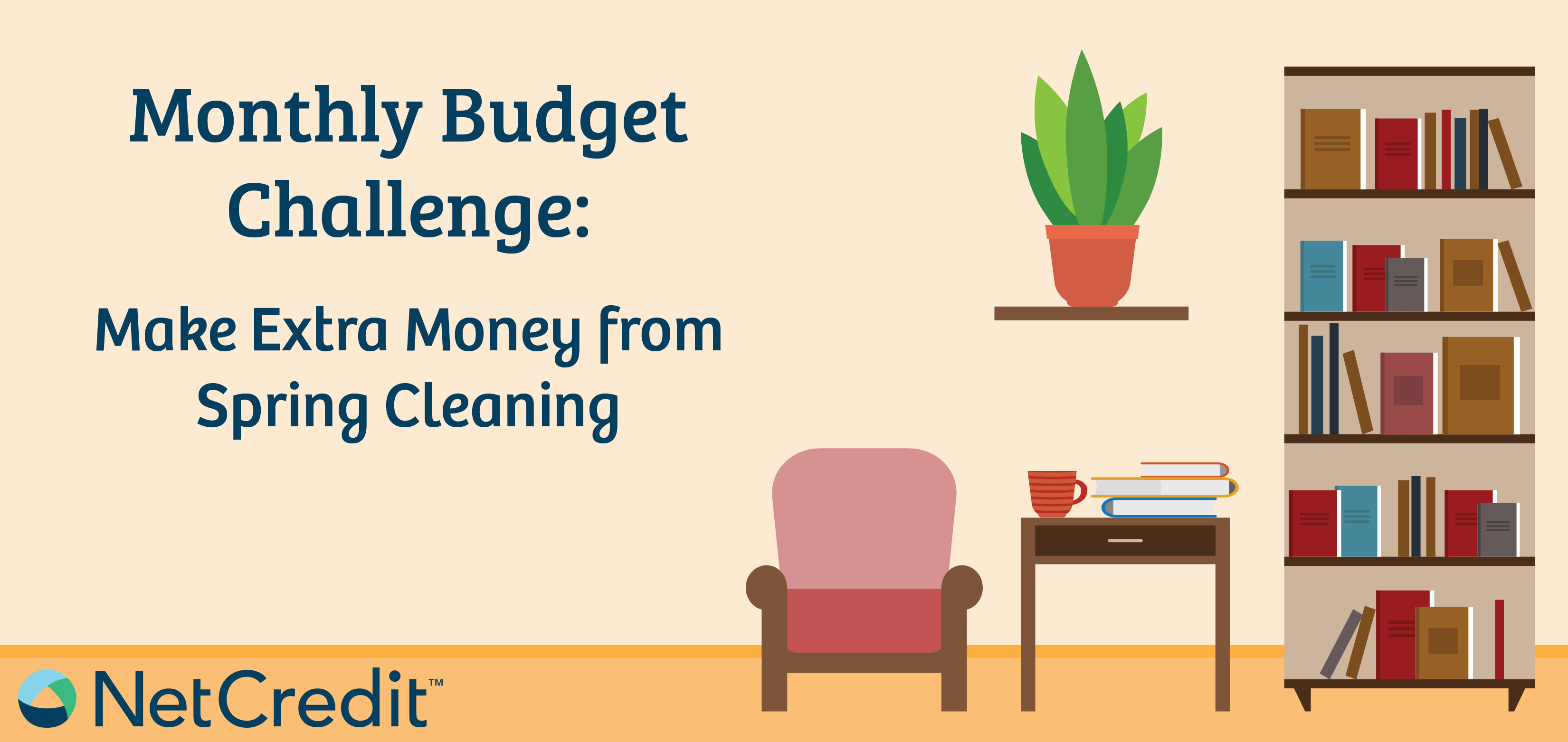 Monthly Budget Challenge: Make Extra Money from Spring Cleaning