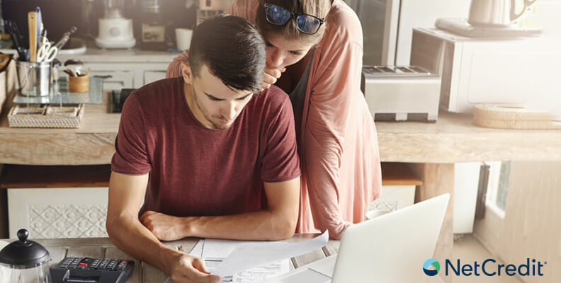 couple doing taxes