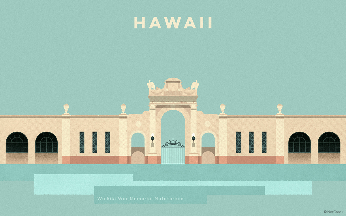 Hawaii Waikīkī War Memorial Natatorium 