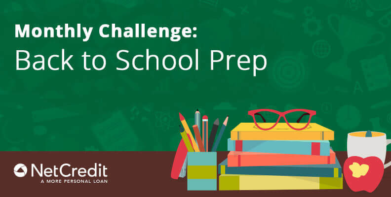 Monthly Challenge: Back to School Prep